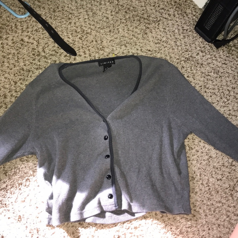 Long sleeve crop top